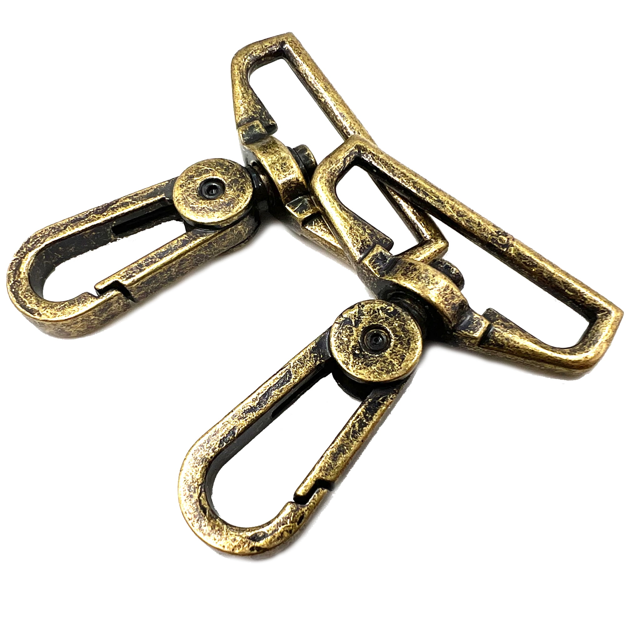 Loooontye 5 Pcs 1.5" (38 mm) Antique Brass Highgrade Luggage Buckle