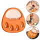 thumbnail image 2 of Soporte para tapa de olla con forma de pata de gato, soporte para cucharas y pinzas, apto para lavavajillas, para el hogar naranja, 2 of 9