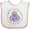 White and Pink, variant on Inktastic Octopus Cute Girls Girls Baby Bib