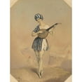 thumbnail image 3 of William Drummond 15x18 Black Modern Framed Museum Art Print Titled - Celeste as the Arab Boy (1838), 3 of 5