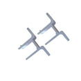 thumbnail image 2 of stanreset 2x Retractable Awnings Wall Mounting Bracket Canopy White Patio Bracket Shade Wall, 2 of 6