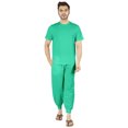 thumbnail image 1 of Inkmeso SolidPajama Set For Mens Short Sleeve Sleepwear Round NeckNightwearPj Set, 1 of 7