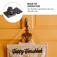 thumbnail image 2 of BRIGHTFUFU 2Pcs Working Keyed Hasp Locks Black Lock for Cabinets and Tool Boxes, 2 of 8