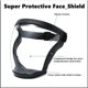thumbnail image 3 of Protector facial súper protector – Visera protectora de cara completa, máscara facial transparente y duradera, protector facial reutilizable antivaho HD – para hombres, mujeres y adultos, 3 of 5