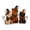 A, variant on IFRINID Halloween Wooden Cat Decorations, 3-Piece Black Orange and White Kitten Tabletop Set for Fall Home Decor
