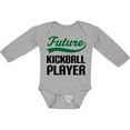 thumbnail image 3 of Inktastic Future Kickball Player Boys or Girls Long Sleeve Baby Bodysuit, 3 of 5