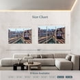 thumbnail image 3 of Elephant Stock New York Subway Train Wall Art - Horizontal Multi Panel Canvas - Living Room Wall Decor - Architecture Multi Panel - Brown And Beige Decor - 74" x 48", 3 of 4