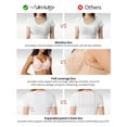 thumbnail image 4 of Womens Wireless Bras Deep V Comfortable Supportive Bra No Underwire Push Up Bralettes Seamless T-shirt Bra, 4 of 6