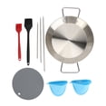 thumbnail image 2 of Pastor Skewer, Wide Application Vertical Stand Skewer Stainless Steel   Multifunctional  for Picnics, 2 of 8