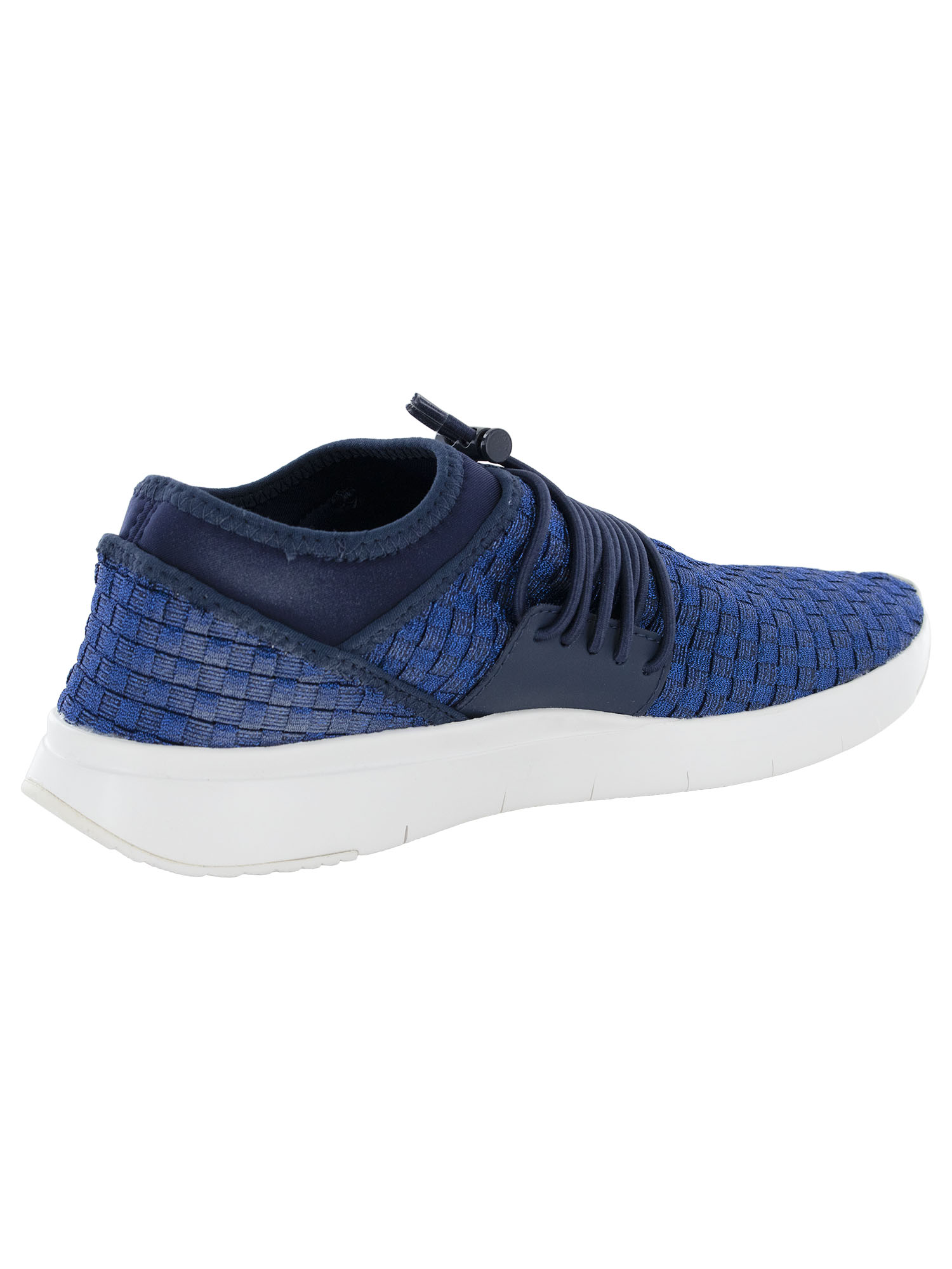 Fitflop Womens Stripknit Lace Up Sneaker Shoes, Midnight Navy, US 