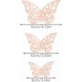 thumbnail image 2 of 24pcs 3D Butterfly Wall Stickers 3 Sizes Butterfly Wall Decals Room Wall Decoration for Bedroom Party Wedding Decors(Rose Gold), 2 of 4