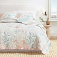 thumbnail image 6 of Great Bay Home Coastal Coral Reef Quilt Set with Shams (Twin / Twin XL, Coral Reef), 6 of 6