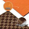 thumbnail image 3 of BESTVUE Runner Rug Outdoor Non Slips Carpet Runners Indoor Utility Area Rugs Mat for Kitchen Hallway Entryway Garage with Rubber Backing Checkred Brown 2ft x 22ft, 3 of 7