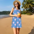 thumbnail image 3 of Disketp Cute Poodle Dog para Vestido sin Mangas para Mujeres, Vestidos de Verano para Mujeres, Casual y Holgado para la Playa, 3 of 7