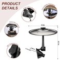 thumbnail image 2 of JP 2PCS Mini Car Crash Cymbal, Car Air Vent Decoration, Fits All Vehicle Types, Sliver, 2 of 6
