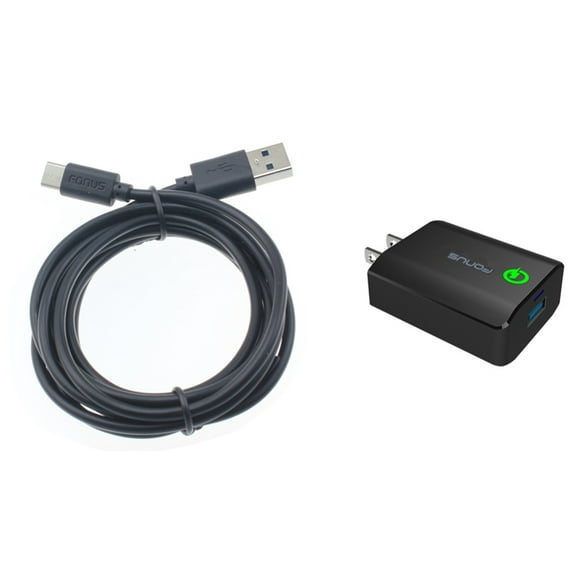 For Sonim XP3plus - Home Charger, 18W Fast 6ft USB Cable Type-C Turbo Charge Travel Wall Compatible With Sonim XP3plus Phone