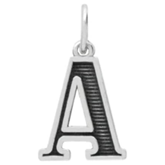 Capital A Designer Alphabetical 925 Sterling Silver Valentines Day Gifts Pendant Jewelry