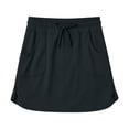 thumbnail image 4 of aohooy Women's Mini Skort Skirt High Waisted Drawstring Elastic Waist Skirts Cargo Style Summer Short Skirts with Pockets 2026 Black,XL, 4 of 9