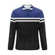 thumbnail image 5 of Blusa y camisa de manga larga con cuello vuelto para hombre, informal, holgada, con cremallera, a rayas, estampada, de poliéster., 5 of 5