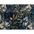 thumbnail image 5 of oneOone Viscose Jersey Teal Blue Fabric Leaves Quilting Supplies Print Sewing Fabric By The Yard 60 Inch Wide-GY, 5 of 7