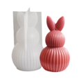 thumbnail image 1 of Easter Rabbit Silicone Mold,Bunny Shaped Silicone Candle Molds,3D Cute Bunny for Candle Rabbit Maki Mold,Easter Molds Candle, 1 of 8