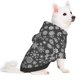 thumbnail image 2 of Fotbe simple white Snowflake Sudadera con Estampado para Perros Pequeños – Suéter con Capucha para Mascotas, Tela Suave de Forro Polar con Bolsillo-Medium, 2 of 7