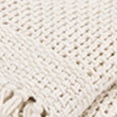 thumbnail image 3 of HomeRoots 519074 White Woven 100 Percent Cotton Throw Blanket, 3 of 4