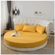 thumbnail image 2 of Sábana de 1 Pieza, Sábana forma forma forma para Cama, Ligera para Hotel Dia.220cm - Amarillo Yotijar Sábanas ajustables, 2 of 7