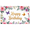 3A, variant on Floral Happy Birthday Banner Decorative Butterfly Garden for Birthday Party Celebration Photo Event