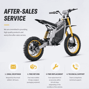 3000W Adult Electric Dirt Bike,48V 30Ah Electric Off-Road Dirtbike with Full Suspension & Dual Hydraulic Brakes,42MPH Max Speed & 50 Miles Range,for Adults and Teens,