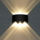 thumbnail image 1 of Aplique de pared LED moderno JAMW impermeable de aluminio 8 W blanco cálido, 1 of 5