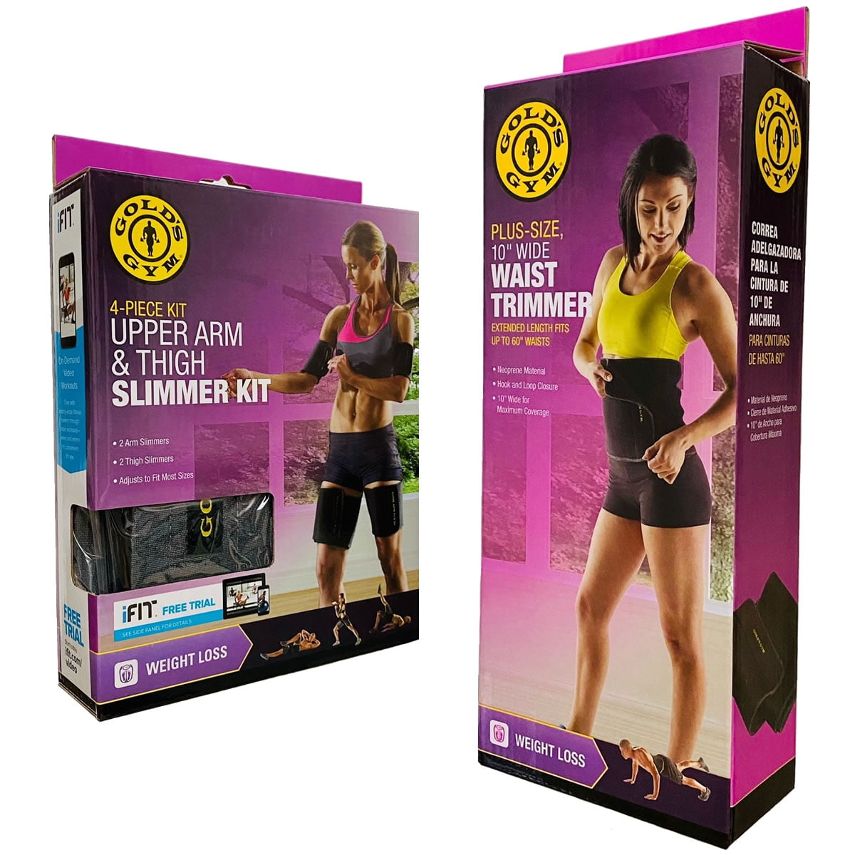 Gold's Gym Upper Arm and Thigh Slimmer Kit Work Out Training Exercise Sport Gift 