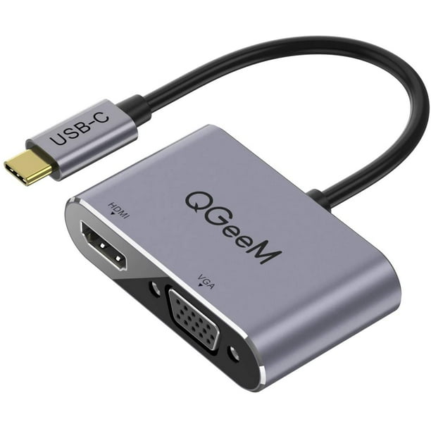 ADAPTATEUR USB 3.1 TYPE C TO VGA + HDMI 2IN1