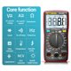 thumbnail image 4 of Multímetro digital, 4000 , multímetro, voltímetro de rango automático, medición precisa, diodos de capacitancia, resistencia de continuidad par rojo Macarena multímetro digital, 4 of 8