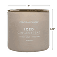 thumbnail image 4 of Pop of Color Iced Gingerbread Scented Jar Candle, 3 Wick, 14.5 oz, 60 Hours Burn, Aromatic, 4 of 5
