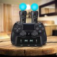 thumbnail image 4 of 4 en 1 Game Joypad Controller Handle Base de carga Base Stand para PS4 + PS Move FLhrweasw Nuevo, 4 of 9