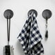 thumbnail image 4 of JOMOLA 2 Piezas Gancho con Ventosa de Acero Inoxidable Soporte para Toallas de Baño Ganchos de Ducha para Almacenamiento de Toallas Utensilios de Cocina Ganchos con Ventosa al Vacío Negro Mate, 4 of 5