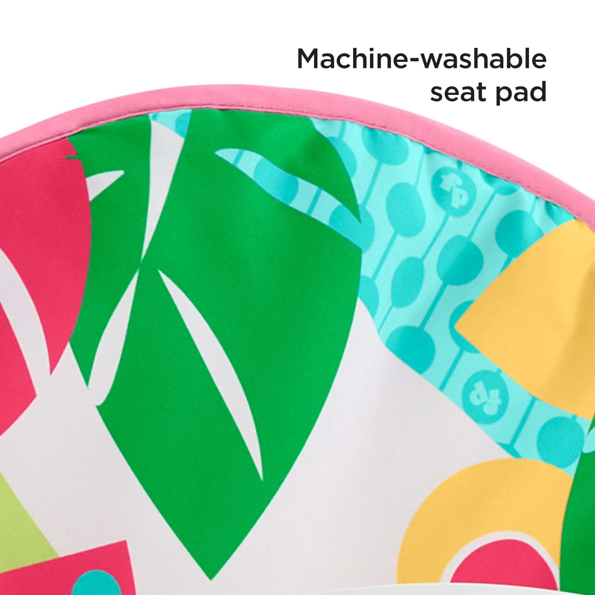 Fisher-Price Infant-To-Toddler Rocker, Teal Safari with Removable Bar