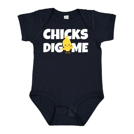 

Inktastic Chicks Dig Me Gift Baby Boy Bodysuit
