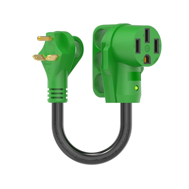 Cable adaptador RV RVGUARD 30A a 50A NEMA TT-30P a NEMA 14-50R