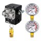 thumbnail image 1 of 4 Uds interruptor de presión 90-125psi interruptor de presión del compresor de 4 puertos Npt 1/4 y 0-200 Psi presión Compatible con, 1 of 5