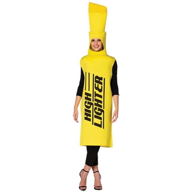 Rasta Imposta GC6738Y Adult Highlighter Costume, Yellow