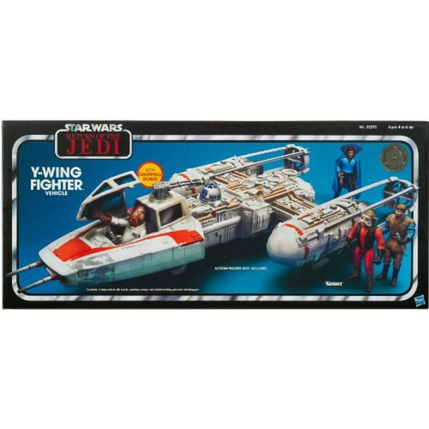 Star Wars Vintage Kenner Return Of The Jedi Exclusive Y Wing Fighter Vehicle Walmart Com Walmart Com