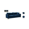 thumbnail image 2 of Meridian Furniture Naomi Contemporary Velvet Sofa in Navy, 2 of 8