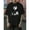 Black-2, variant on Astronaut Themed Graphic Tee Shirt Cosmic Connection Space Tops Black Short Sleeve Crew Neck S-5XL