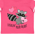 thumbnail image 4 of Inktastic Stealin' Your Heart Cute Raccoon Boys or Girls Toddler T-Shirt, 4 of 5