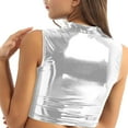 thumbnail image 3 of Intimates Women's Sleeveless Round Neck Stretch Short Vest, 3 of 5