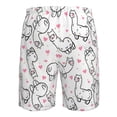 thumbnail image 6 of Naloa Alpacas and Hearts Men's Beach Shorts, Surfing shorts, Swim trunks, Quick Dry Swim Trunks for Surfing Beach Fun - X-Large, 6 of 9