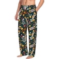 thumbnail image 6 of Logiee Vintage Casino Chips Print Pajama Pants for Men,Men’s Pajama Bottoms,Mens PJ Pants with Pockets & Button Fly-Large, 6 of 6