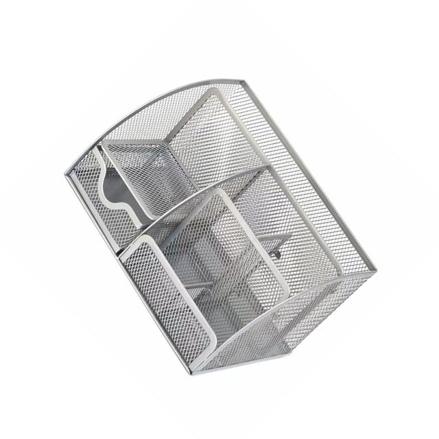 Methold Portalápices de malla Cajón de escritorio Lápiz Almacenamiento de metal Contenedor de papelería Rejillas múltiples Multifuncional Type2 NO2